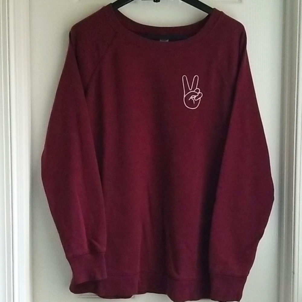 Crew neck sweatshirt